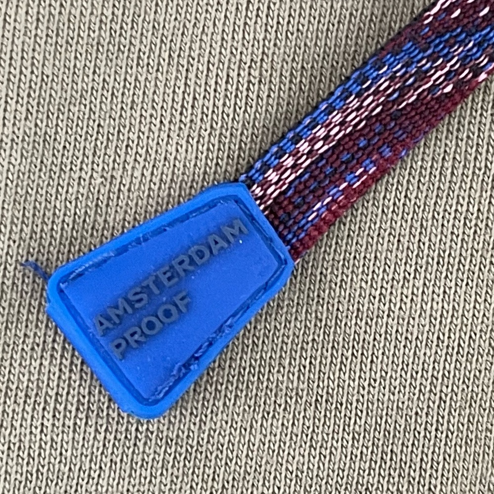 Scotch and soda Amsterdam hoodie Unisex M green 1/4 zip organic cotton - Picture 7 of 14